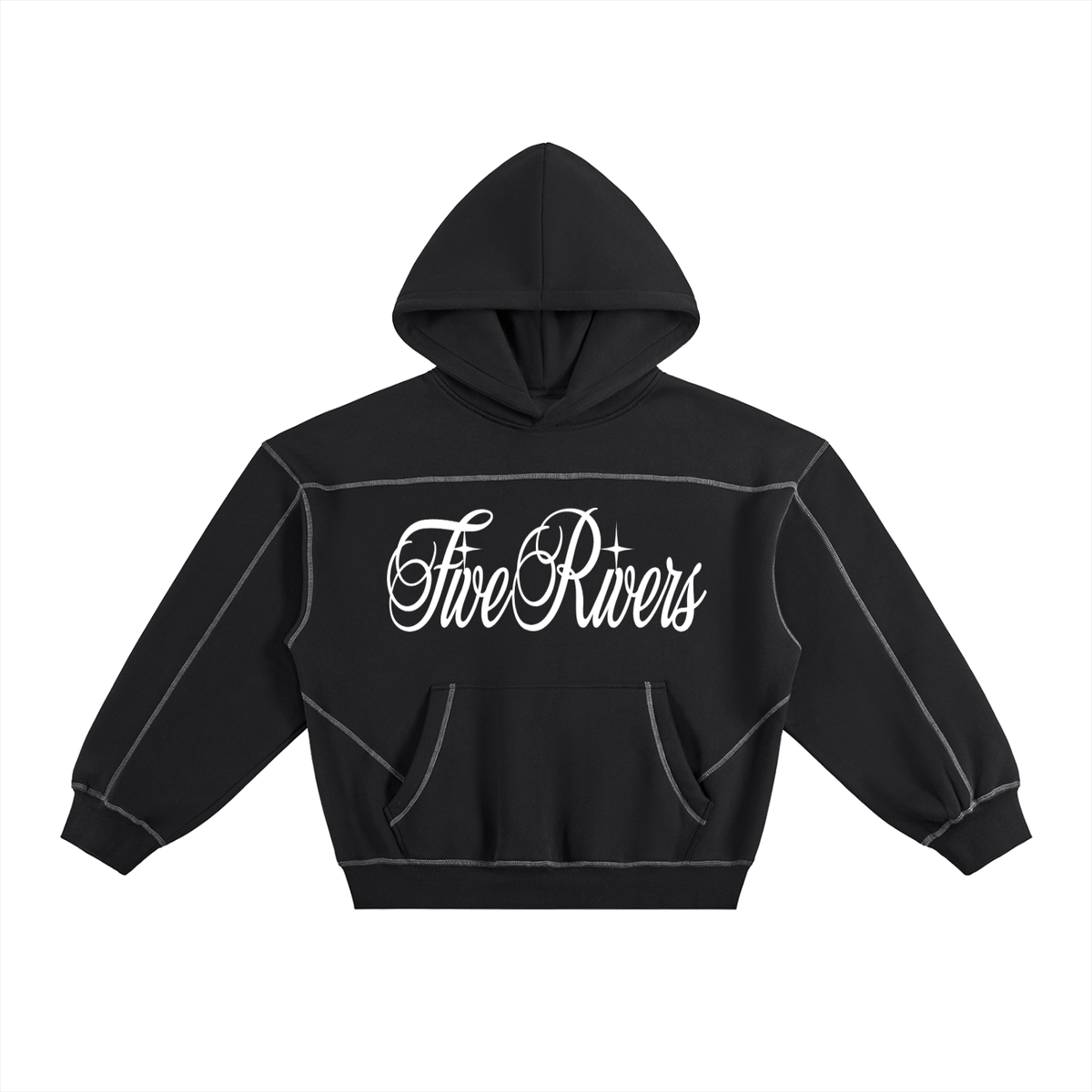 Five Rivers Boxy Fleece Hoodie
